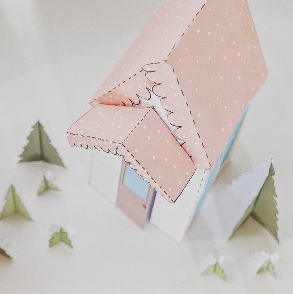 Descargable casitas de papel