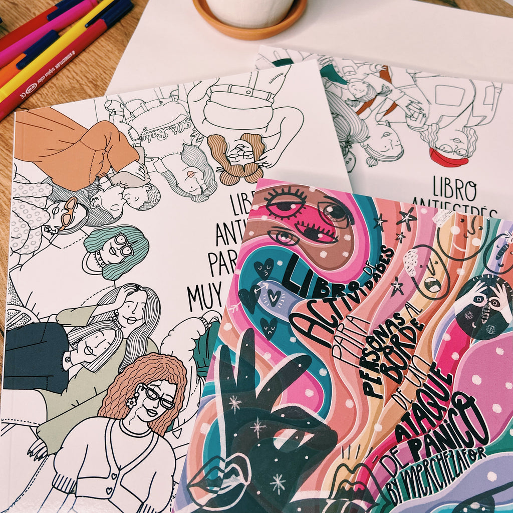 Pack 2 Libros Colorear + 1 Actividades