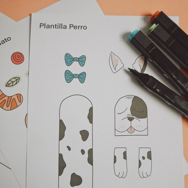Descargable Puntos de Libro (animales)