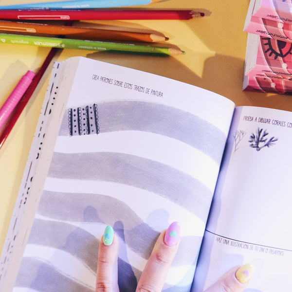 Libro de actividades para gente al borde de un ataque de pánico.