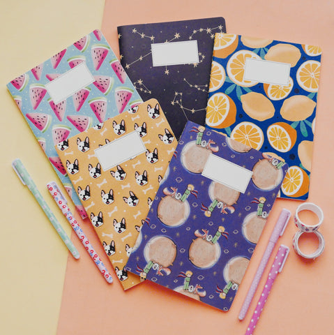 Pack 5 cuadernos