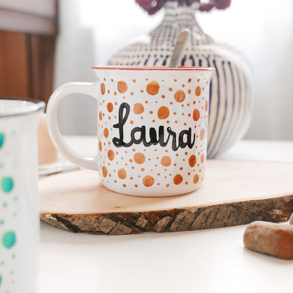 Taza Color Personalizada con Nombre