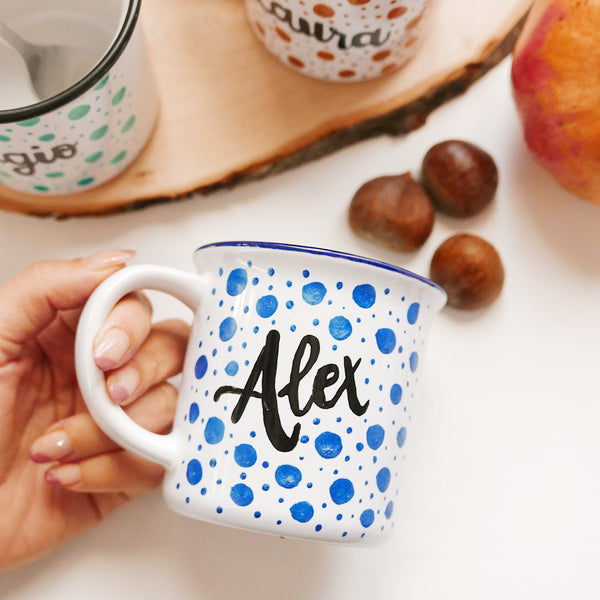 Taza Color Personalizada con Nombre