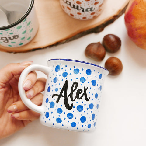 Taza Color Personalizada con Nombre