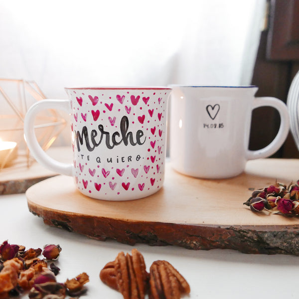 Taza Te Quiero con nombre