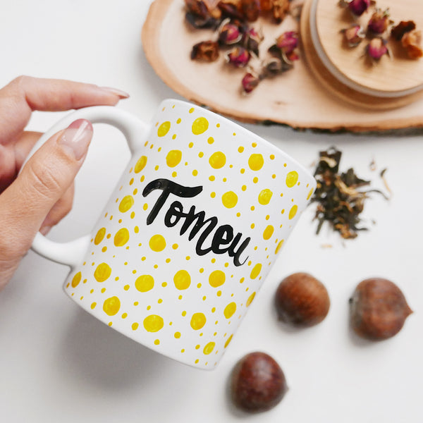 Taza Té Personalizada con Nombre