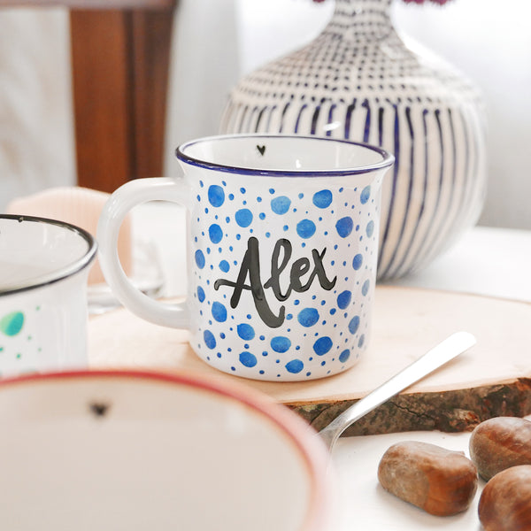 Taza Color Personalizada con Nombre