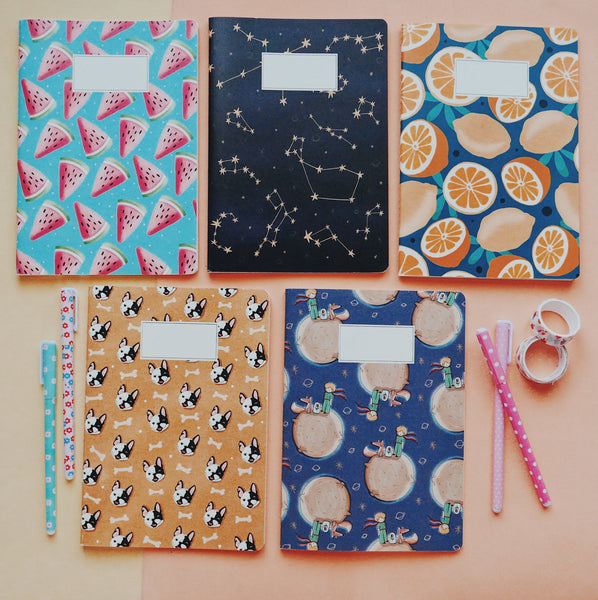 Pack 5 cuadernos