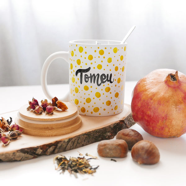 Taza Té Personalizada con Nombre