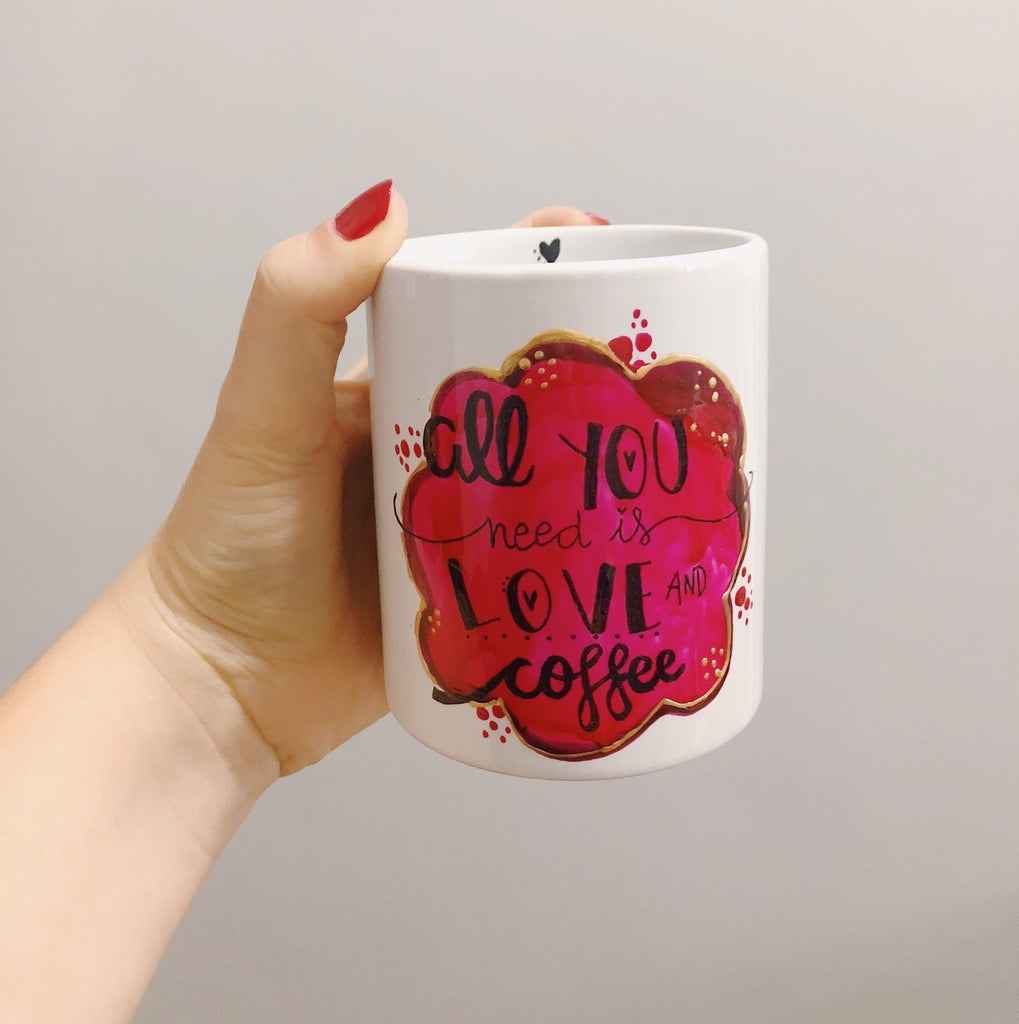 Taza - All you need is love and coffee