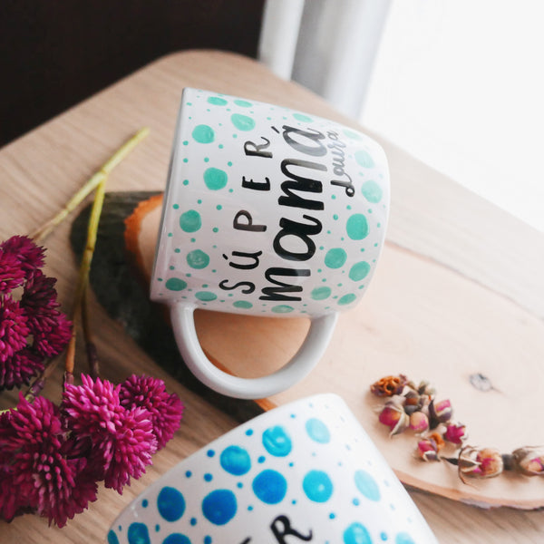 Tazas Súper Mamá/ Súper Papá