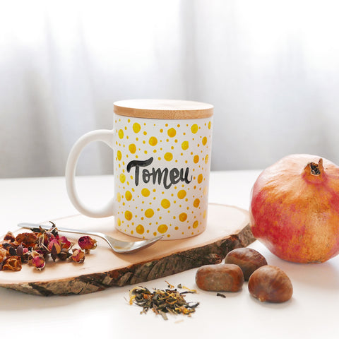 Taza Té Personalizada con Nombre